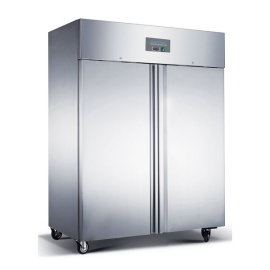 Commercial Double Door Refrigerator | Upright Fridge | 1200 Litre Stainless Steel | Polar CD984