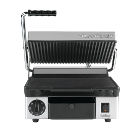 Commercial Panini Grill | Non-Stick Sandwich Press | 295mm x 250mm | Hallco MEMT16001XNS