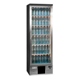 Commercial Upright Bottle Cooler | Single Door Fridge | 300 Litre Capacity | Gamko MG3/300LGCS