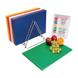 Extra Thick High Density Chopping Board Set | Professional Cutting Boards | Commercial Kitchen | Hygiplas S239