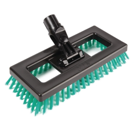 Deck Scrubber Brush | Floor Cleaning Brush | Green Bristles | SYR DL941