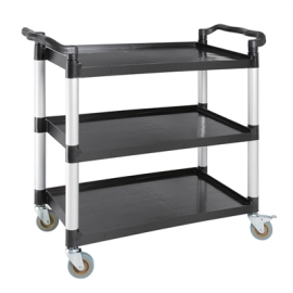 Commercial Mobile Trolley | Polypropylene Service Cart | Large Size | Vogue CF102