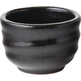 Porcelain Dip Pot | Ebony Sauce Bowl | 40ml Capacity | Utopia Tribeca GM044