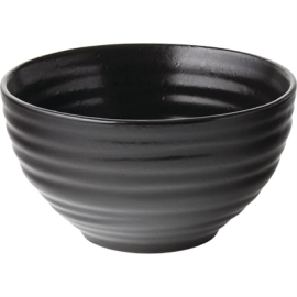 Rice Bowl | Ceramic Rice Bowl | 240ml Capacity | Utopia Tribeca Ebony GM046