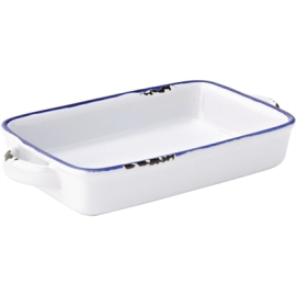 Small Rectangular Dish | Blue Serving Platter | 175mm | Utopia GM077