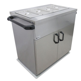Mobile Servery | Bain Marie Trolley | Hot Food Display | Parry 1894