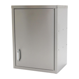 Stainless Steel Wall Cupboard | Hinged Wall Storage Unit | 600mm Width | Parry