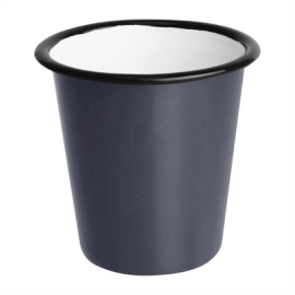 Enamel Tumbler | Grey Drinking Cup | 310ml Capacity | Olympia DC393