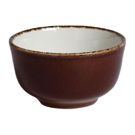 Sugar and Bouillon Cups | 227ml Terracotta Style Cups | Mocha Finish | Steelite V7179