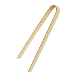 Biodegradable Bamboo Tongs | Sustainable Serving Utensils | Eco-Friendly Catering Tools | Fiesta Green DK391