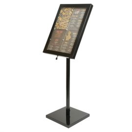LED Menu Display Case | Illuminated Menu Board | A4 Size | Securit GL110