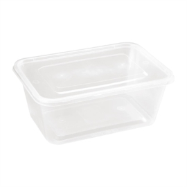 Large Plastic Microwave Container | Food Storage Box | Commercial Grade | DM183