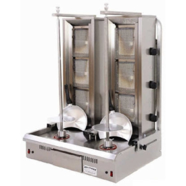 Commercial Kebab Grill | Twin Gas Grill | 3 Burner | Archway 3BT