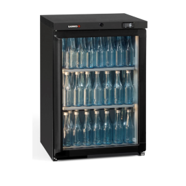 Commercial Back Bar Bottle Cooler | Single Door Drinks Fridge | 150L Capacity | Gamko LG3/150RG