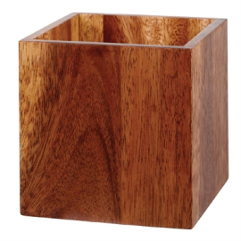 Wooden Cube Riser | Food Display Stand | Medium Buffet Presentation | Churchill GF313