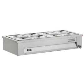 Commercial Countertop Bain Marie | Hot Food Display | 4x GN 1/1 Capacity | Inomak MAV614