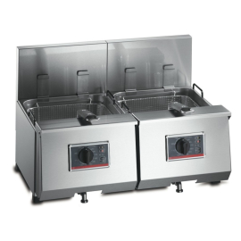 Lincat 650963 FriFri Profi 8  8 Electric Counter-top Twin Tank Fryer - 4 Baskets 