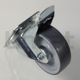Panther 2012 Braked Castor - 100Mm Swivel Top Plate Castor 