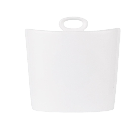 Oval Covered Sugar Bowl | Porcelain Sugar Container | 171ml Capacity | Churchill Alchemy Ambience CA937