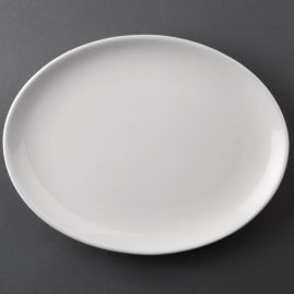 Athena Hotelware Oval Coupe Plates 254 x 197 mm CC211