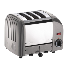 Dualit 3 Slice Vario Toaster Metallic Silver 30081 CD318