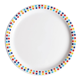 Carlisle Spanish Tile Dinner Plates 230mm CE266