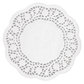 Paper Doily Round 12in | Round Cake Doily | Food Presentation Paper Lace | Fiesta CE993