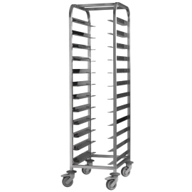 Stainless Steel Clearing Trolley | Commercial Kitchen Trolley | 12 Shelves | EAIS DP292