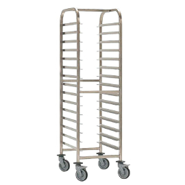 EAIS Stainless Steel Trolley 15 Shelves DP298