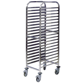 Stainless Steel Trolley | 20 Shelf Rack | Commercial Catering Storage | EAIS DP299