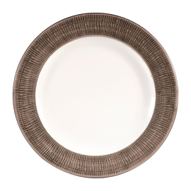 Churchill Bamboo Footed Plates Dusk 276mm DS689