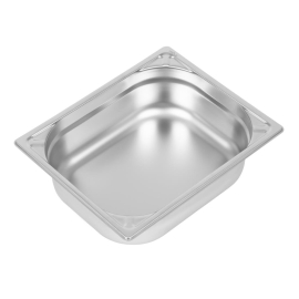 Vogue Heavy Duty Stainless Steel 1/2 Gastronorm Pan 100mm DW439