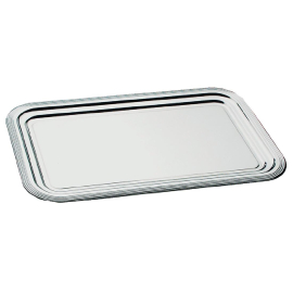 Semi-Disposable Party Tray | Gastronorm GN 1/1 | Chrome Serving Platter | APS F764