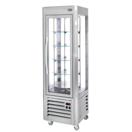 Commercial Revolving Display Fridge | Roller Grill Display | 360 Ltr Capacity | Roller Grill 360