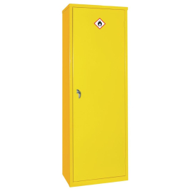 COSHH Chemicals Locker | Chemical Storage Cabinet | Lockable Yellow Locker | Jantex GJ780