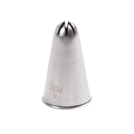 Closed Star Piping Nozzle | Pastry Tip | 3mm Stainless Steel | PME GL241