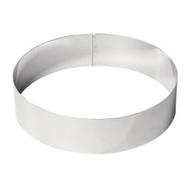 De Buyer Stainless Steel Mousse Ring 240 x 60mm GM374