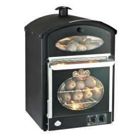 Commercial Mini Oven | Compact Baking Oven | Single Chamber | King Edward BKM-BLK
