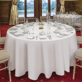 White Tablecloth | Square Tablecloth | 2290 x 2290mm | Occasions GW437