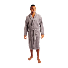 Luxury Bathrobe | Hotel Bath Robe | Vienna Grey Comfort | HD237