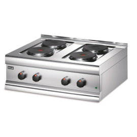 Lincat HT7 Silverlink 600 Electric Counter-top Boiling Top - 4 Plates 