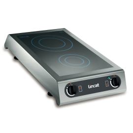 Commercial Induction Hob | Electric Countertop Induction Cooker | 2 Zones | Lincat IH21