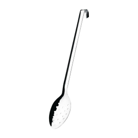 Vogue Long Perforated Spoon with Hook 16in L672