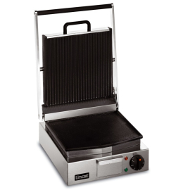 Commercial Ribbed Contact Grill | Electric Countertop Grill | Ribbed Upper & Smooth Lower Plates | Lincat LRG