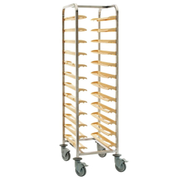 Self Clearing Trolley | Catering Trolley | Single Tier | Bourgeat P165