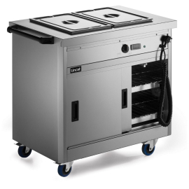 Commercial Hot Cupboard | Bain Marie Top | Freestanding 2GN | Lincat P6B2