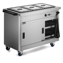 Commercial Hot Cupboard | Bain Marie | 3GN Capacity | Freestanding 670 Series | Lincat P6B3