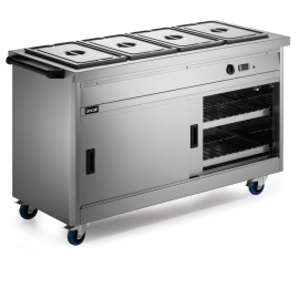 Commercial Hot Cupboard | Bain Marie | 4GN Capacity | Freestanding 670 Series | Lincat P6B4