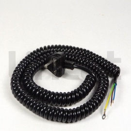 Curly Cord Plug & Lead 