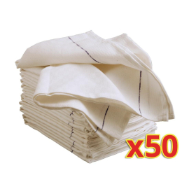 Cotton Waiting Cloths | Restaurant Service Cloths | Pack of 50 | S114
